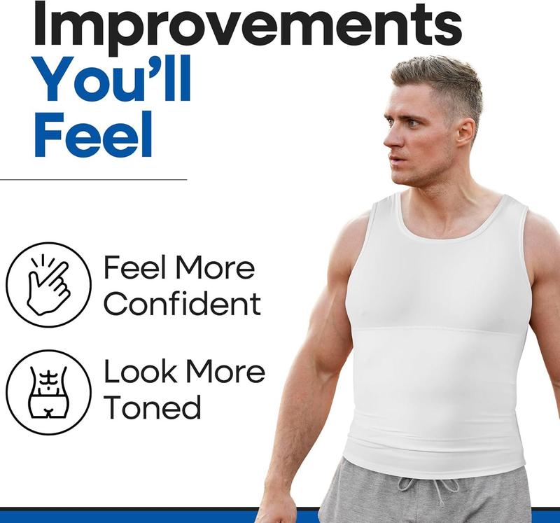 Compression Vest  Body Shaper Tank Tops Workout Undershirts Body Shaper Crew Neck Shapewear Tanks Top Compression Shirt