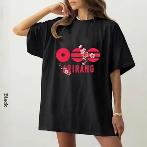 Comfort Colors Arirang logo tee, World Tour 2026, Floral Merch Shirt, Bangtan Merch 2026 Concert, Gift for Kpop