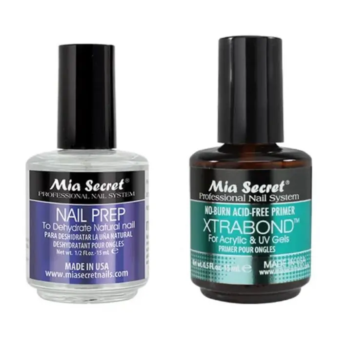 Mia Secret Nail Preps. Dehydrator and XTRABOND Mia Secret Nail Preps. Dehydrator and XTRABOND