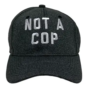 Not A Cop Hat Funny Sarcastic Police Snitch Joke Cap Funny Hats Funny Sarcastic  Novelty Caps for Men Black - Standard