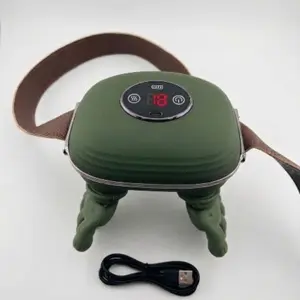 Portable Neck & Shoulder Massager with Heat, 4D Kneading, LCD Display & Adjustable Intensity