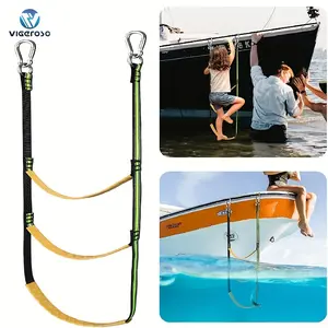 Standing up and Down Rope Ladder, Yacht Folding Hook Ladder, Water Entertainment Inflatable Very Simple Ladder