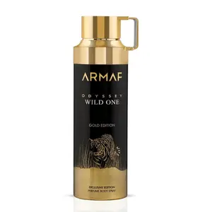 Odyssey Wild One Gold Edition Deodorant Spray 200ml (6.8 oz) by Armaf