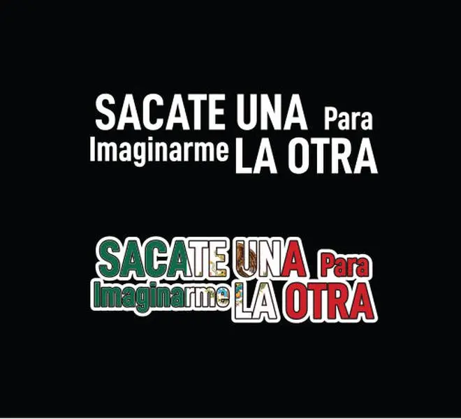 Sacate una para Imaginarme la otra Decal Car Window Laptop Vinyl Sticker Mexico Mexican flag decal sticker