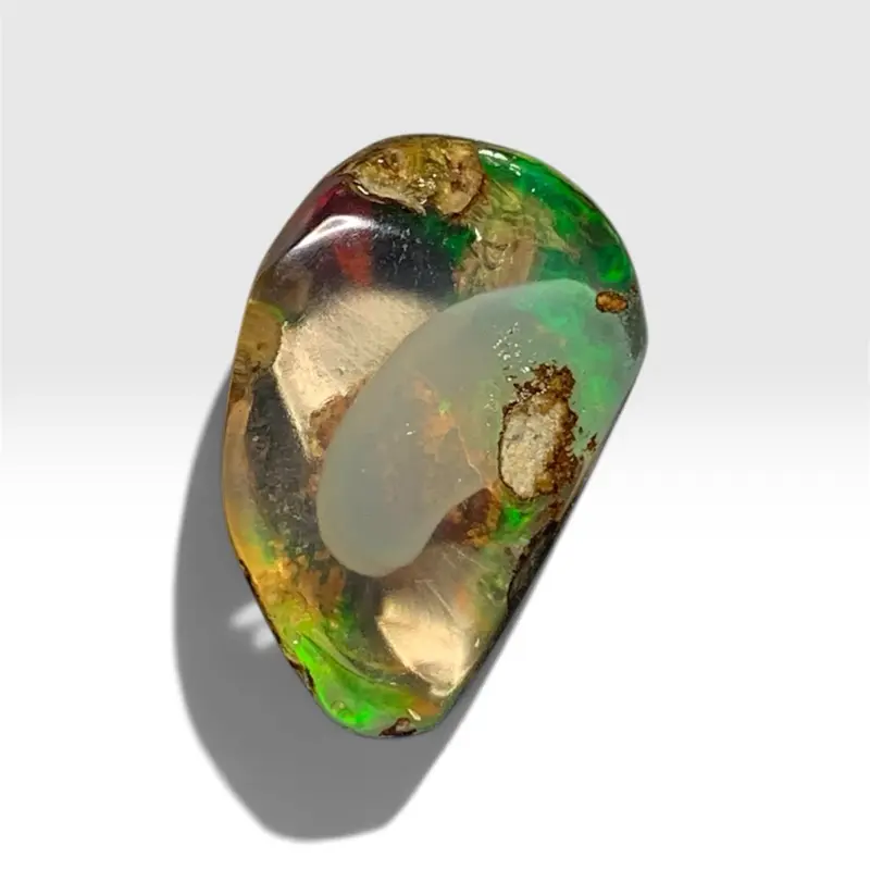 One-of-a-Kind Hand-Polished Ethiopian Welo Crystal Opal