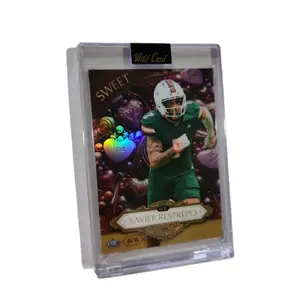 2024 Wild Card Sweet Xavier Restrepo Miami Hurricanes Pre Rookie Refractor Card Serial Numbered 6/6