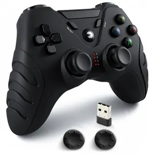 PC Controller , PS3 Controllers PC Gamepad with Hall Effect Joysticks and Dual Vibration, 2.4G  Gaming Controller for Windows 11 10 8, PS3, Android TV, Steam, Raspberry Pi