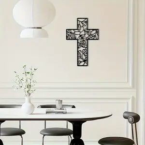 Christian Cross Wall Decor Waterproof Durable Sticker for Car Window Laptop Phone Helmet Bible Study Gift