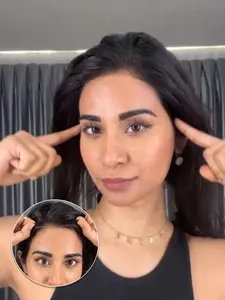 M-Shape 13×2 Lace Front Drawstring Hair Extension, Human Hair Forehead Hairpiece for Women, Remy Human Hair Hairline Flowing Bangs for Hair Loss