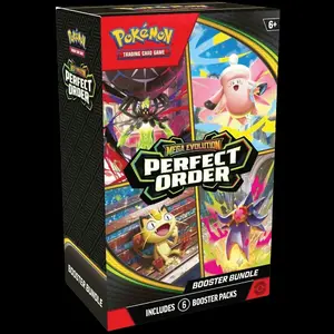 Pokémon Trading Card Game Mega Evolution Perfect Order Booster Bundle Includes 6 Booster Packs