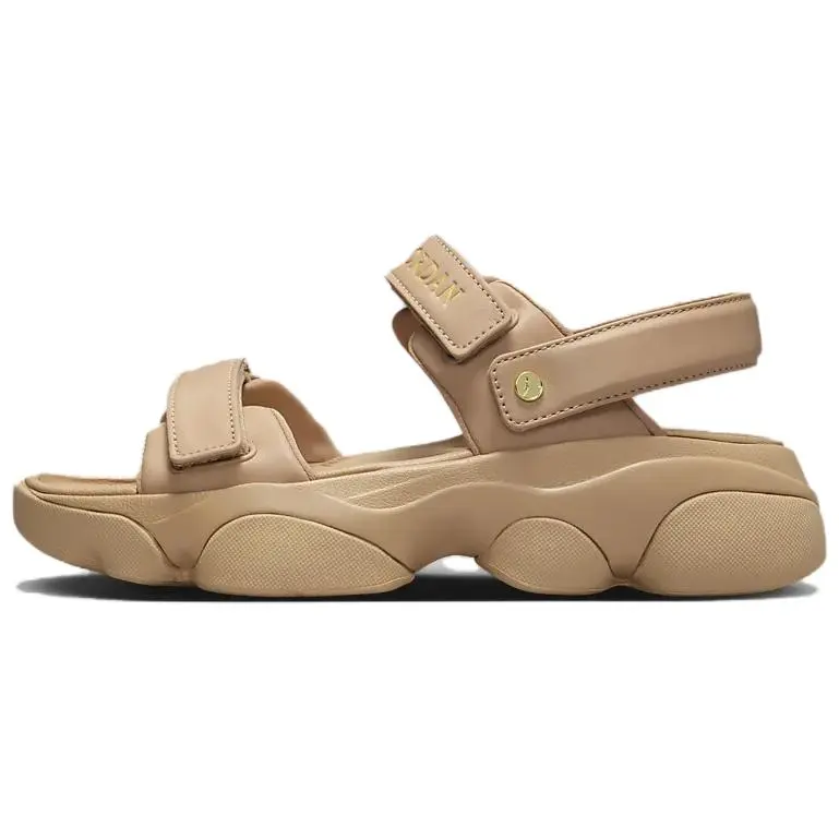 Jordan Deja Legend Medium Brown Metallic Gold Versatile Comfort Sandals Women's FN5036-200