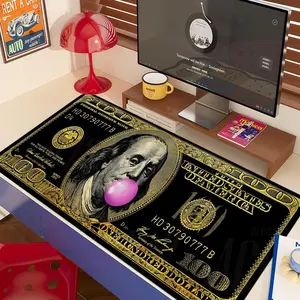 USD Dollar Mouse Pad 90x40CM non-slip Gaming Mousepad Gamer E-Sports Mouse Mat Game Mechanical Keyboard XXL Desk Mat