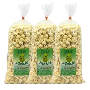 Dill Pickle Popcorn | Pack of 3 | 8 oz | Non-GMO | Gold Dust Kettle Corn