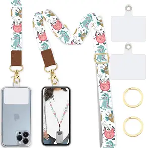 Phone Lanyard Wrist Strap Crobody Adjustable, Cell Phone Lanyard for Around The Neck Shoulder Wristlet Strap