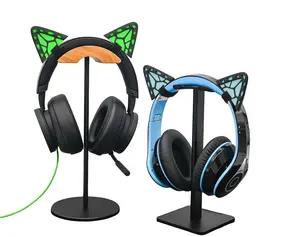 Butterfly Cat Ears Attachment - Handmade Headphone Headset Ears, Kawaii Gamer Girl Aesthetic, Lightweight Fit any Headset, Butterfly Anime Cat Neko Cosplay Cartoon Character, Gaming Accessories, Twitch Streaming, Vtuber PC Gamer Setup Plastic