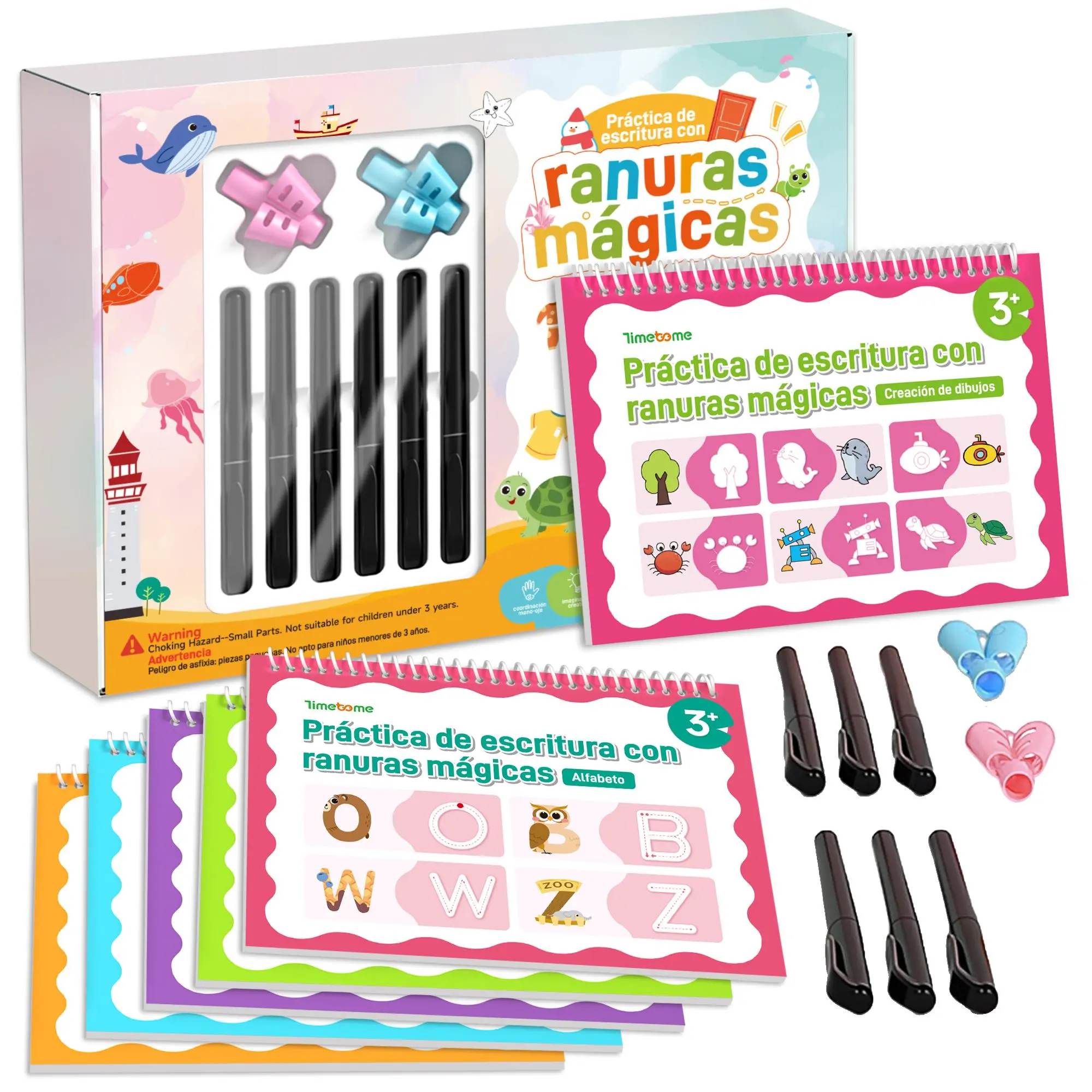Spanish 6 pcs copybooks