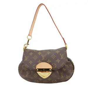 Pre-owned Louis Vuitton Canvas Shoulder Bags Sunset Monogram Coated Shoulder Bag Brown