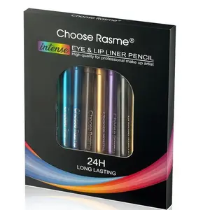 12PCS 24H Waterproof Colorful Eyeliner Pen Set, Eye Shadow Pencil, Pearl & Matte Metallic Glitter Eyeliner for Women, Professional Eye Makeup Set - Long Lasting Smudge-Proof