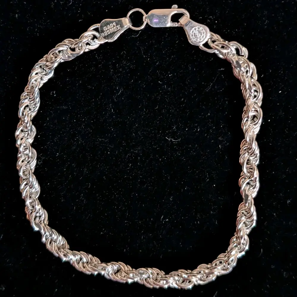 Silver 925 Rope Bracelet