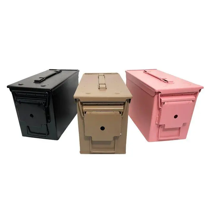 50 Cal Ammo Can - Choose Black, Pink or Tan