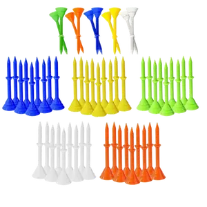 Aim Master Big Cup Golf Tees - Pack of 10 Mixed Colors