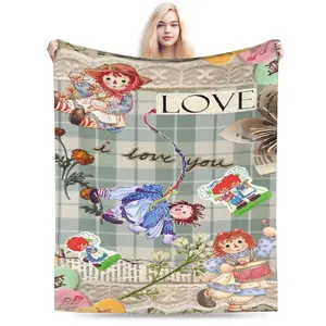 Ragdoll Annie Blanket - Lightweight, suitable for all seasons, machine washable, ideal for home/office/travel use, perfect gift