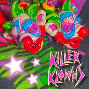 Shorty Killer Klowns From Outer Space Horror Character Keychain