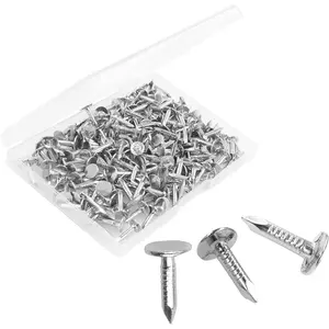 Steel Roofing Felt Nails (200pcs), 0.59 Inch Broad Head Roofing Felt Pins Suitable for Shed Roof, Roofing Felt and Slate Boards