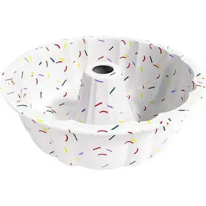 Bundt Cake Pan,  Cake Molds, Bakeware Non Stick 10 Inch Bundt Pan for Jello,Gelatin, Round Baking Molds for chsescake (1)