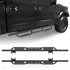 Hooke Road Running Boards Drop Side Steps Bar for 2009-2014 Ford F-150 SuperCrew Vehicle Accessories