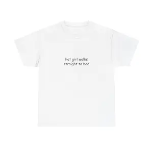 Bed Bound Stroll Funny T-Shirt - Hot Girl Walking to Bed Meme Tee