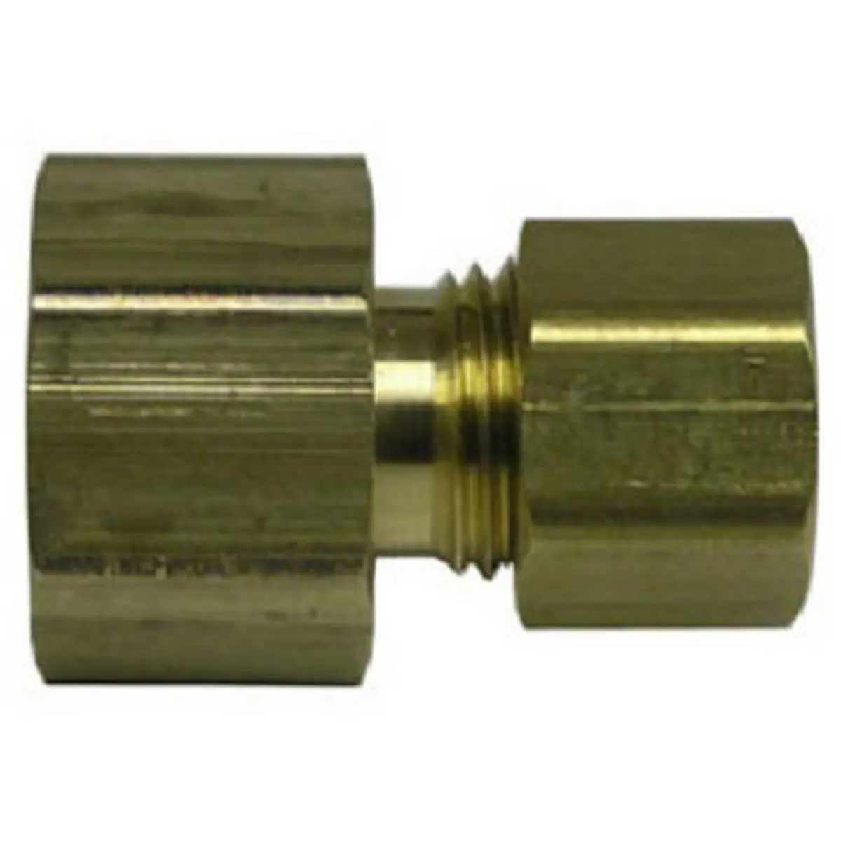 212 MAIN Lead-Free Brass Compression-Type Female Flare Adapter Pipe, Part Number 462-6-4X, 0.25x0.37 Size, Household Appliance Service Part