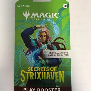 Magic the Gathering Secrets of Strixhaven Play Booster Pack with 14 Cards & Mystical Archive Card in Every Pack