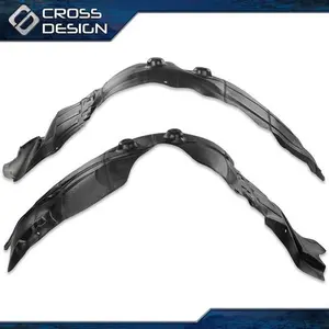 CROSSDESIGN Front Left & Right Fender  Set, Cross Design Upgrade for 2009-2020 Dodge Journey, Prevents Outer Damage, Scratches & Sand, Assembly Required to Refresh Look