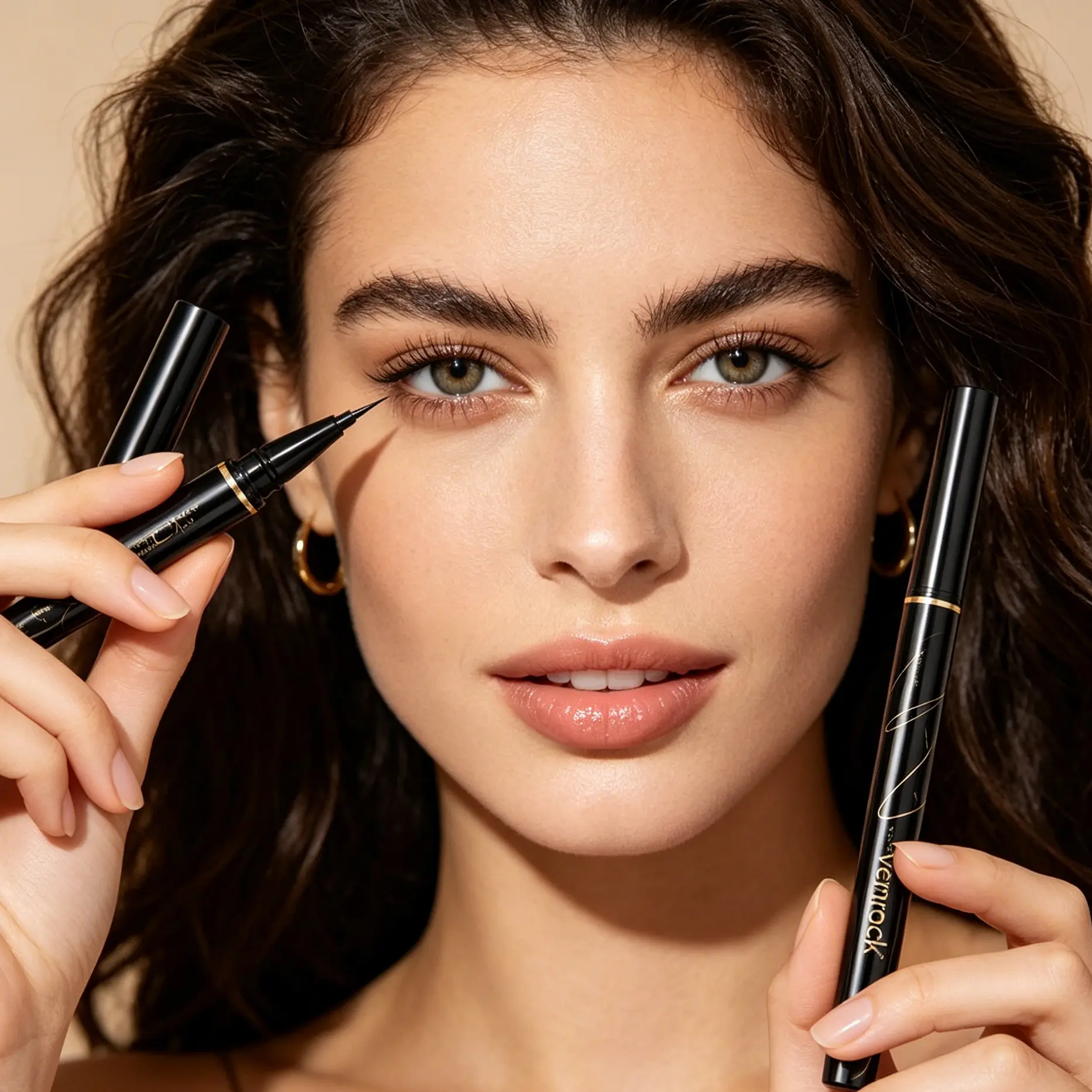 Liquid Eyeliner Pen with 0.014mm Ultra-Fine Precision Tip, Dark Night Matte Black - Waterproof, Smudge Proof, Transfer Proof & Gentle Formula for 24-Hour Wear, Pigment, Transfer Proof Makeup, 24-Hour Wear Eyeliner