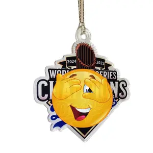 Back-to-Back Year Baseball Style Ornament – Festive Hanging Decor
