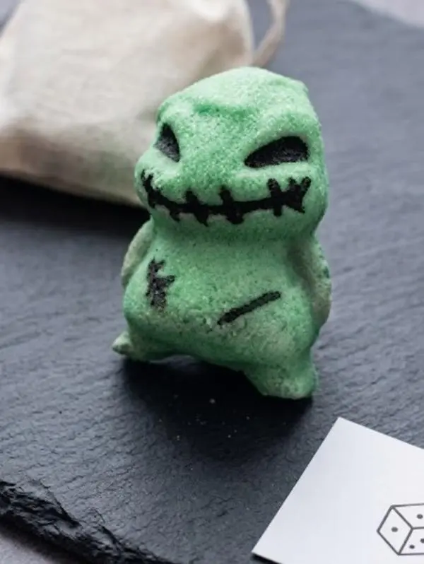 Oogie, Bag of Bugs, Character Bath Bomb, Horror Bath Bomb, Goth Christmas, Stocking Stuffer, Boogie Man Bath Bomb, Party Favor, Nightmare Body Care Body Wash