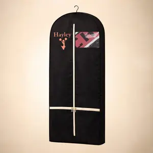 Personalized Garment bag for Cheer Outfit - Embroidered Cheerleader