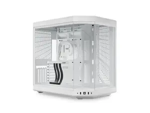 HYTE Y70 CS-HYTE-Y70-WW Dual Chamber Mid-Tower ATX Case with PCIe 4.0 Express Riser Cable Included, Snow White