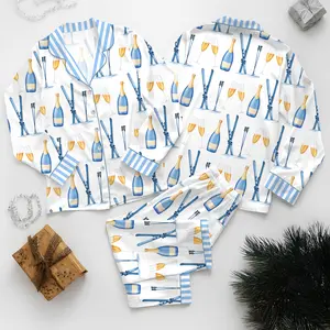 Champagne Pajamas Bridal Pajamas ,Wine Bottle Pajama Pant, Girlfriend Gift, Alcohol Cocktail Pajamas, Gift for Her, Girls Weekend, Wine Lover, Comfy Pajamas