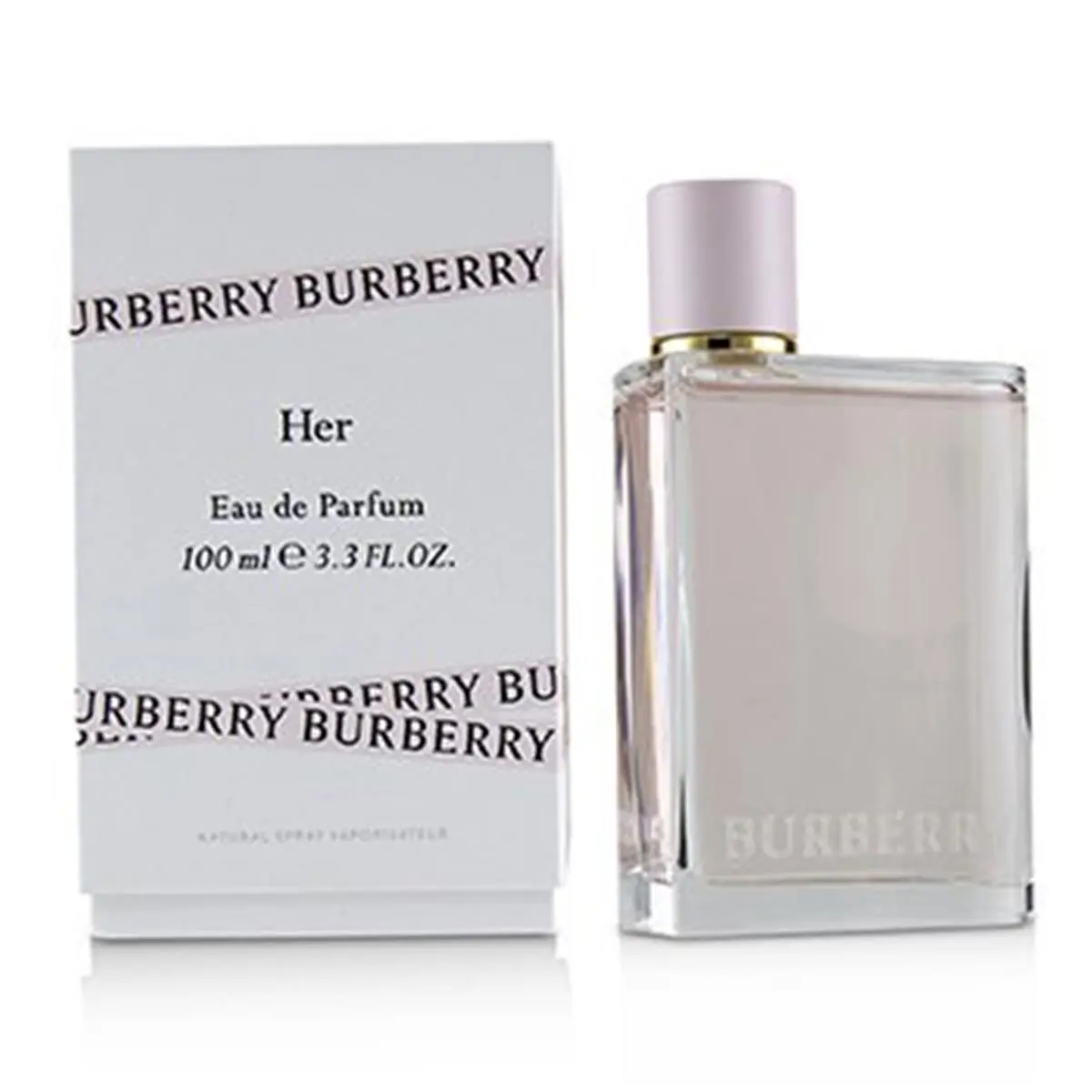 BURBERRY Her Eau De Parfum (EDP) Spray - 3.4 oz Women's Fragrance, Daily Wear Fruity Sweet Woody Scent with Berry Blast, Violet, Gourmand, Amber, Floral Notes, Youthful Creative Brave Spirit Enticing Aroma, Fresh, Launched In 2018, Feminine Energy