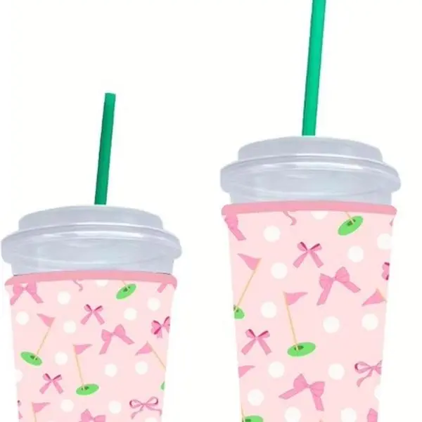 Par Tee Time Cup Sleeve - Coquette, Golf Drink Cooling - Bottles, Drinkware, Tumbler