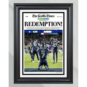 2026 Seahawks Redemption Super Bowl LX Champions Vintage Art Poster - Limited Edition Collectible for Fans
