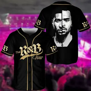 R&B Tour 2026 Baseball Jersey - Kings of Rhythm and Blues Concert Shirt, Professional Sports Concert Wear