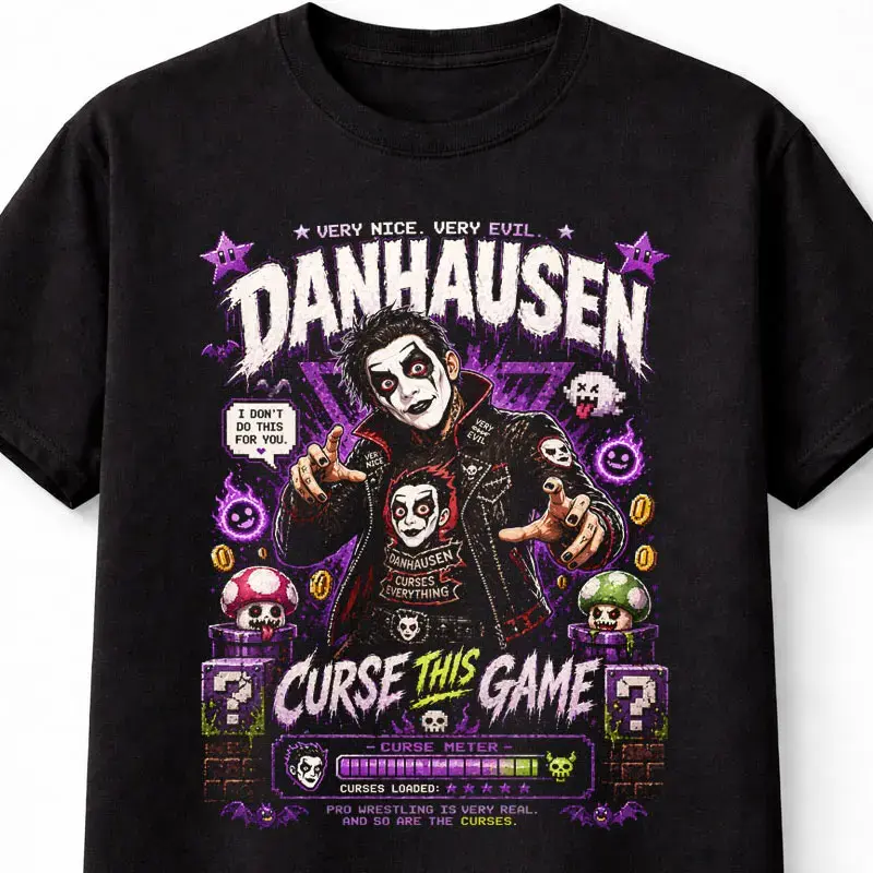 Danhausen T-Shirt, Danhausen Wrestling Tee, AEW Wrestling Fan Shirt, Gift for Danhausen Fans, Unisex Cotton Short Sleeve TShirt