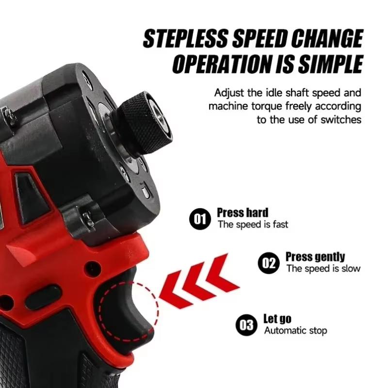 Milwaukee Rechargeable Impact Driver - New Quality Upgrade, Strong Driving Force, Long Life & Easy to Control