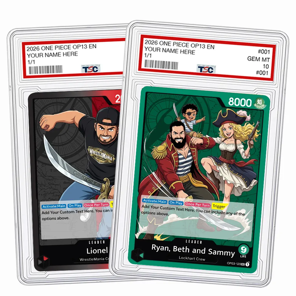 Custom Anime Leader Card Piece Style