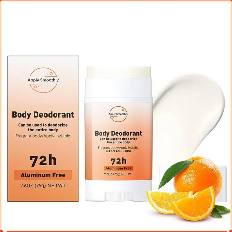 Deodorant Women, Natural Deodorant for Women & Men, Mens Antiperspirant, 72 Hour Invisible Sweat and Odor Protection, Aluminium Free, Clean Tangerine, Sensitive Skin Body Care Cleanser Cosmetic Scent Scented Aroma