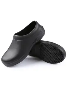 Men's Chef Shoes Non-Slip Waterproof Sandals Work Shoes Comfortable Nurse Shoes Suitable for Garden Indoor Outdoor Kitchen Office Beach Footwear