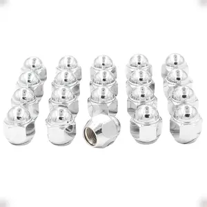 20 Pcs M12x1.25 12x1.25 Thread OEM Style Lug Nuts 1.2" Long Chrome 3/4" 19mm Hex Fits Subaru Crosstrek Forester WRX OutbackSU003-04733| 611-0